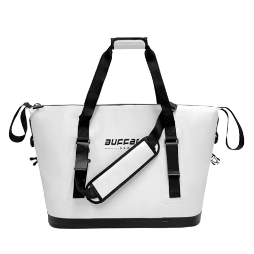 Buffalo Gear 24QT Fish Cooler Bag & Kill Bag White - Insulated Waterproof Fishing Storage