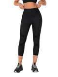 Fanka Body Sculpt 7/8 Leggings Large Black No Front Seam Reversible