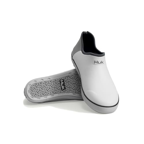 HUK Men's Rogue Wave Waterproof Fishing Shoes 11 White - Sport & Outdoor Gear