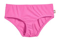 Girls Bikini Bottoms for Toddler to Teen - Pink Medium with Matching Stitch - City Threads