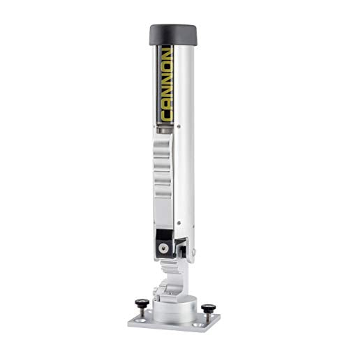 Cannon Dual-Axis Rod Holder with Quick Release & 360° Rotation - Silver, One Size