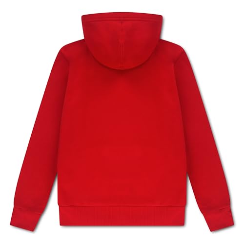 Converse Boys' Chuck Patch Graphic Fleece Pullover Hoodie Medium University Red