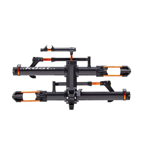 Kuat NV 2.0 Bike Rack - 2-Inch Hitch, Gray Metallic/Orange Anodize, 2-Bike Capacity