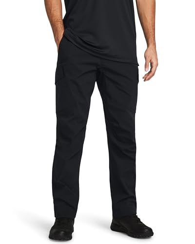 Under Armour Enduro Elite Cargo Pants 34W x 30L Black Water-Resistant Athletic Workwear