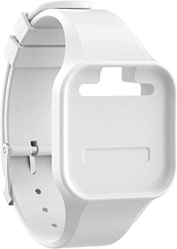Colorful Silicone Watch Band Compatible with Golf Buddy Voice 2 - White