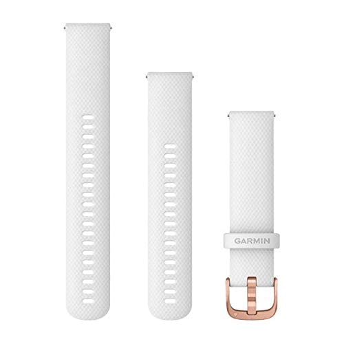 Garmin Quick Release Accessory Band 20 mm- Black Silicone, Stainless Hardware, 010-12924-10