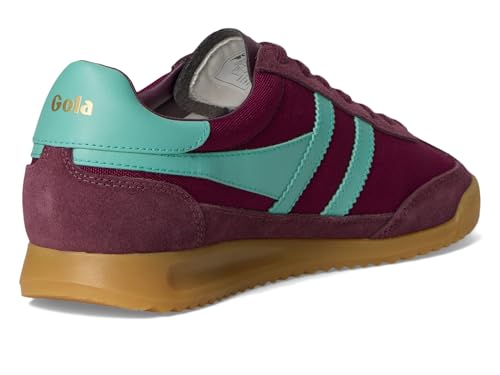 Gola Women's Tornado Sneakers - Windsor Wine & Sea Mist, Vintage-Inspired Casual Shoes