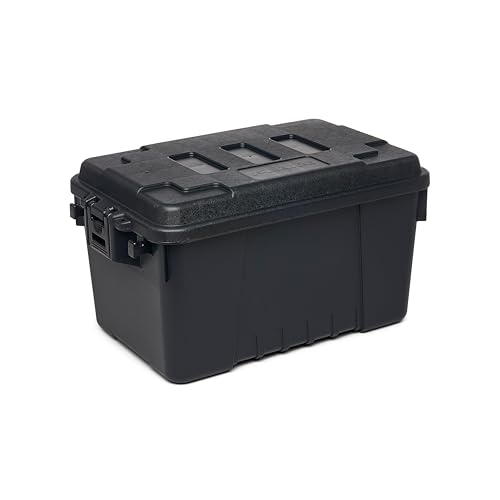 Heavy-Duty Lockable Storage Trunk - 56 Quart Outdoor & Indoor Container
