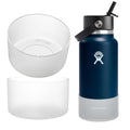 Silicone Boot for Hydro Flask 32/42 oz Wide Mouth Water Bottle - Translucent Set of 2