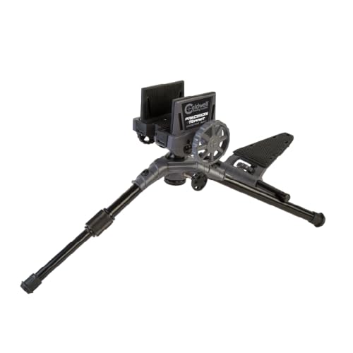 Caldwell Precision Shooting Rest with Adjustable Ambidextrous Swivel & Detachable Magazine Support - 1 Pack