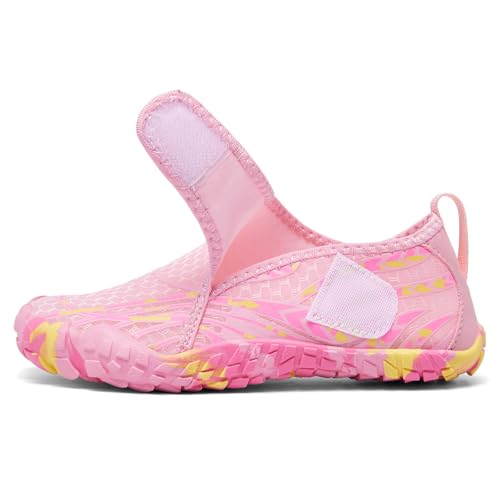 Kids Water Shoes - Toddler to Big Kid Light Pink 11 - Water Shoes for Kids