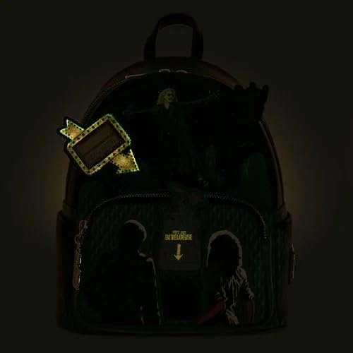 Loungefly Beetlejuice Graveyard Glow-in-the-Dark Mini-Backpack