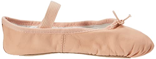 Toddler Leather Ballet Slippers - Full Sole Pink 1.5 Little Kid