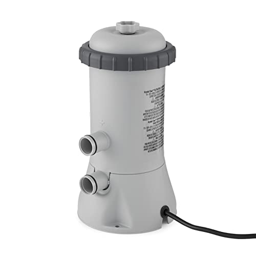 Intex Krystal Clear Cartridge Filter Pump 530 GPH for Above Ground Pools - Grey 530 GPH