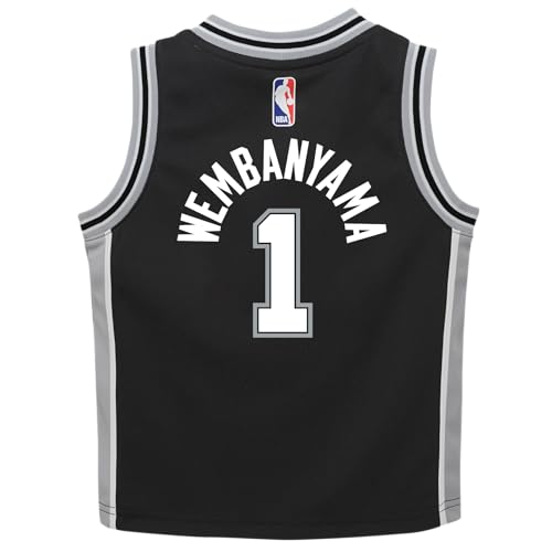 Kids NBA Player Jersey - Victor Wembanyama San Antonio Spurs Black 5-6 Icon Edition