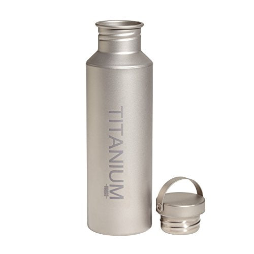Titanium Water Bottle 650ml - Lightweight Durable Hydration Flask