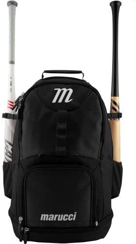 Marucci 2020 F5 Bat Pack Black - Baseball Bat Bag with Ventilated Compartment