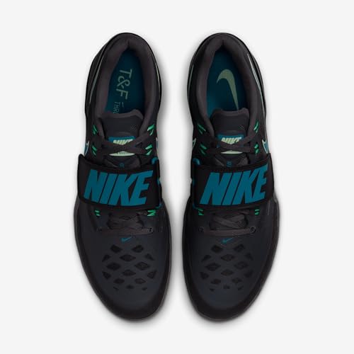 Nike Zoom Rotational 6 Unisex Athletic Shoes Racer Blue White Safety Orange Black - Variation 9 Anthracite/Electric Algae/Vapor Green