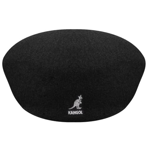 Kangol Wool 504 Flat Cap - Ivy Style Black