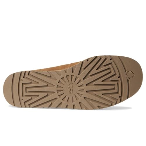 UGG Womens Zora Ballet Flat - Suede & Sheepskin, 6.5 Chestnut