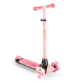 Pink Yvolution Y Glider Air Scooter for Kids, 3 Wheel Adjustable Lean-to-Steer
