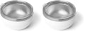 YETI Rambler Insulated Stainless Steel Bowl Pack of 2 - 1 Quart White, Stackable & Nestable