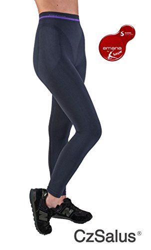 X-Large Black CzSalus Emana Biofir Therapy Anticellulite Leggings