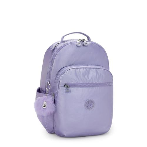Kipling Women's Seoul Gm Backpack Medium Amethyst Aura Metallic