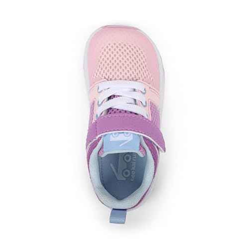 See Kai Run Viento Toddler Sneakers - Orchid Purple, Breathable Mesh, Flexible Outsole, Non-Slip Grip