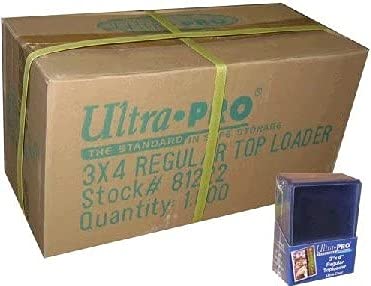 Ultra Pro 1000 Clear Top Loaders for Sports & Gaming Cards 3x4 inch