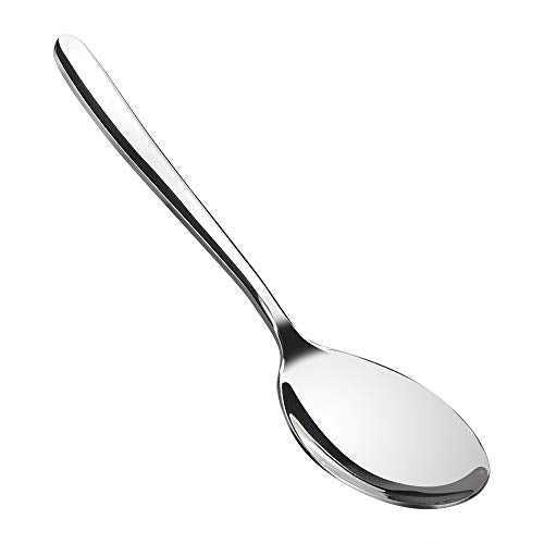 8-Piece Stainless Steel Buffet Serving Spoons Set - Durable & Easy to Wash