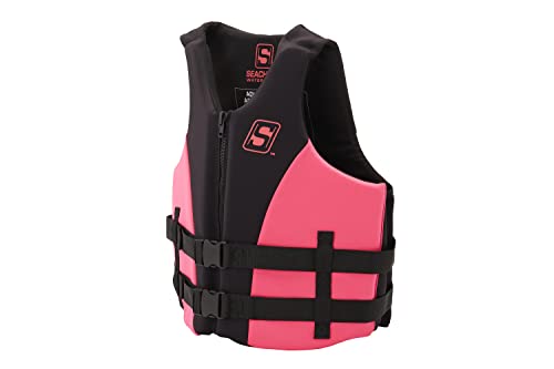 Seachoice Evoprene Multi-Sport Life Jacket Pink/Black 3XL USCG Level 70 Child to Adult
