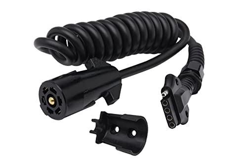Seachoice 5-Way Flat to 7-Way Round Trailer Adaptor, 16 Inch