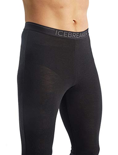 Icebreaker Men's 175 Merino Wool Leggings - Large Black Base Layer