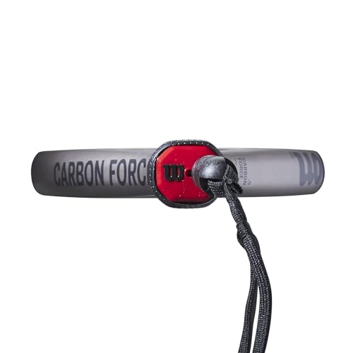 Wilson Carbon Force Team Padel Racket Grey/Navy - Power & Control