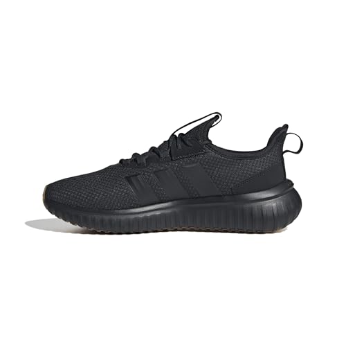Adidas Men's Kaptir 4.0 Running Sneakers Black/Gum, Size 10.5 Wide