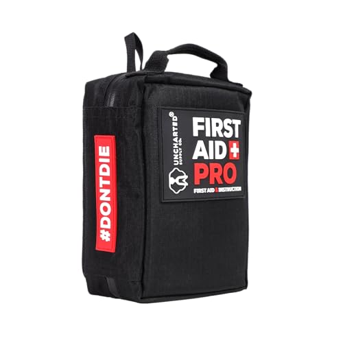 First Aid Pro Kit for Emergency, Camping & Travel - Water-Resistant, Compact