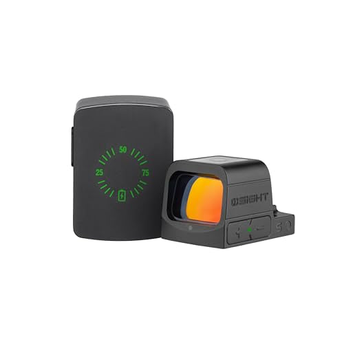 OSIGHT S Red Dot Sight Black 2-32 MOA Multi-Reticle RMSc Footprint Enclosed Optic