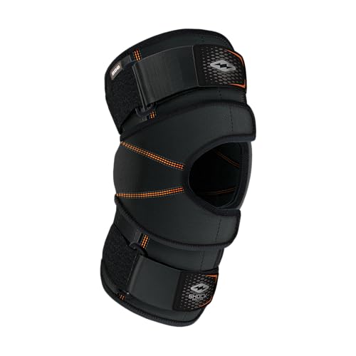 Shock Doctor Large Knee Brace Wrap Support for Patella Injury Recovery, Lateral & Medial Stability