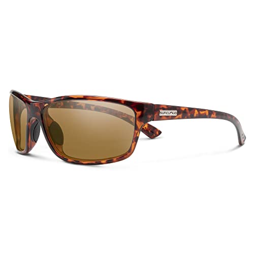 Suncloud Sentry Polarized Brown Sunglasses - UV Protection & Impact-Resistant