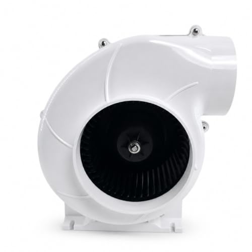 SEAFLO 12V Marine Ventilation Fan 320 CFM for Engine Compartments Bilges Galleys