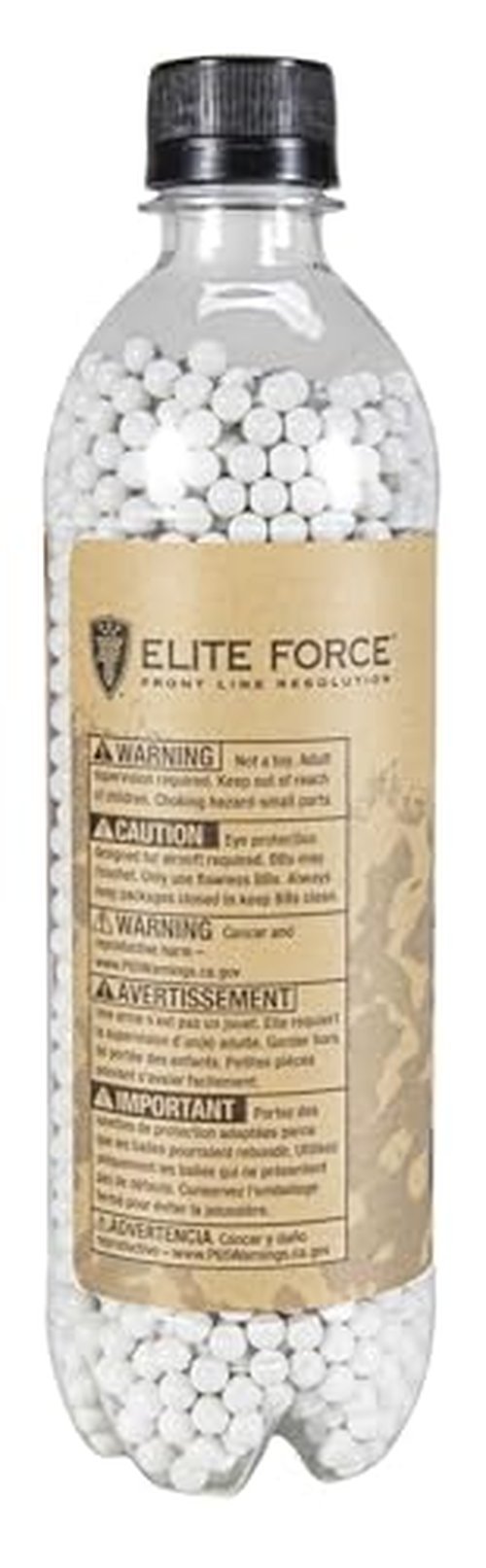 Elite Force Premium Biodegradable 6mm Airsoft BBS Ammo.20 Gram, 2700 Count, White, 2279-BIO