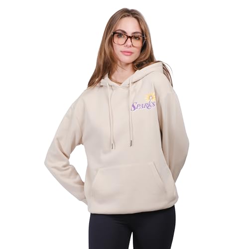 Women's WNBA Official Hoodie Sweatshirt - Los Angeles Sparks Large Sand Variant