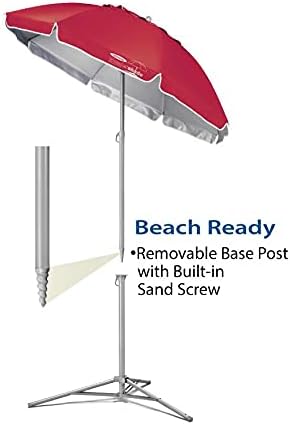 Wondershade Ultimate Portable Sun Shade Umbrella - Lightweight Adjustable Outdoor Patio & Beach Umbrella (Navy)