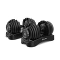 BowFlex Adjustable Results Series SelectTech Dumbbells - Black, 5-52.5 lbs