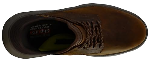 Skechers Men's Garza Gervin Loafers 11.5 X-Wide Dark Chocolate Casual Shoes