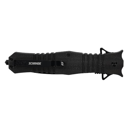 Schrade Beta Class 8.8in Pocket Folding Knife with D2 Steel Blade, G10 Handle, for EDC, Work & Outdoor