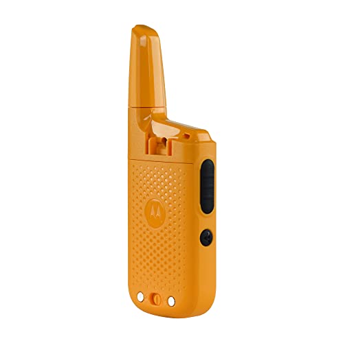 Motorola Solutions T380 Two-Way Radio 22 Channels, 25 Mile Range, Rechargeable, 2 Pack, Yellow