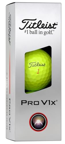 Titleist Pro V1x RCT Golf Balls - White, High-Performance Distance & Spin