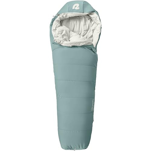 Dream Mummy Sleeping Bag - 5°F Cold Weather Camping & Travel Essential with Water-Resistant Shell & Synthetic Fill - Sprucestone / 5F Regular